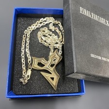 Collana Quadrata Enix Final Fantasy X Tidus Argento Sterling 925