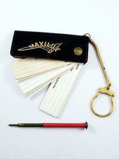 Portachiavi - Maxilux - Goutte-Toquet Asnières - Blocchetto Note E Penna - 1960s