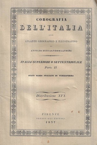 Corografia dell italia - dell'italia, con
