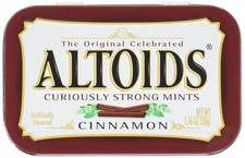 Altoids Curiously Strong Mint, cannella, 1,76 oz per latta, confezione da 6 latta