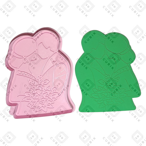 Bacio sposi tagliabiscotti - bacio,