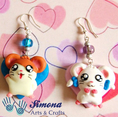 Orecchini manga hamtaro - orecchini,