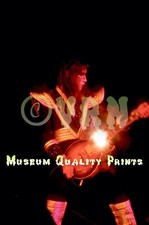 Ace Frehley Plays Les Paul KISS a Detroit 1977 - Foto d'archivio belle arti 8,5x11