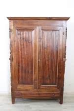 Armadio antico in legno di pioppo massello epoca  '800