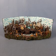 Scultura artigianale Montagna Legno Radice Corteccia Firma Disma Ballabio Italia