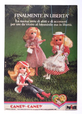 Pubblicita' Candy Candy Polistil Bambola Cartone Animato Advertising 1982 (T7)