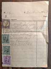 1943 Foggia  Ricevuta