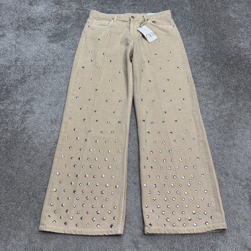 Zara studded relaxed fit - zara,