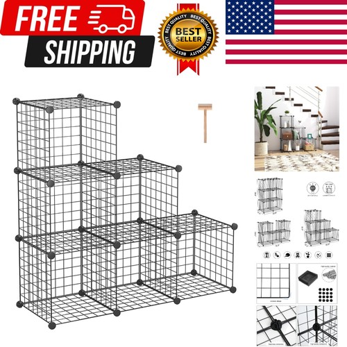 Wire cube storage - wire, 6