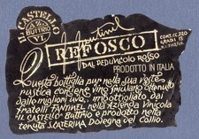 wine label - REFOSCO, DOVEGNA