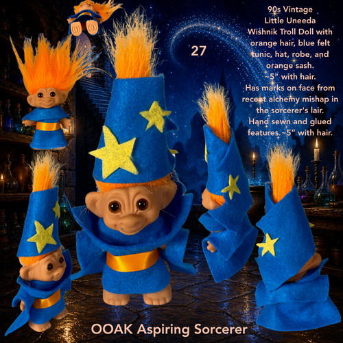 Little ooak bambola - ooak, troll