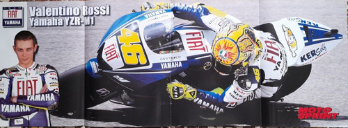 Poster valentino rossi yamaha - rossi,