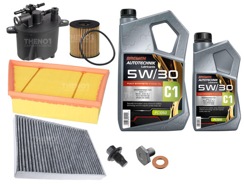 Kit filtro servizio completo - kit,