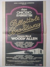 Poster Locandina Pallottole Su Broadway Woody Alle  42x27cm Film Tv Cinema 