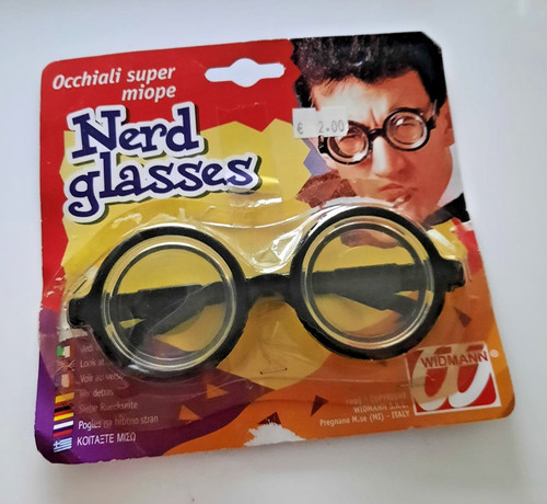 Occhiali nerd costume - occhiali,