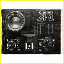 Manuale utente per fotocamere Canon A-1 Edizione italiana. Libretto istruzioni.