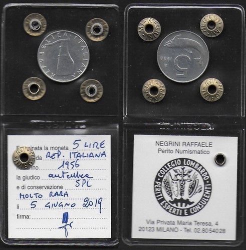 1956 italia lire rudder - lire, and