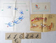 Vari disegni originali per