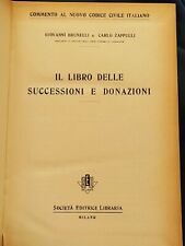 COMMENTO AL NUOVO CODICE CIVILE ITALIANO GIOVANNI BRUNELLI/CARLO ZAPPULLI 1951