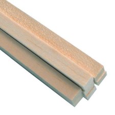 10x Strisce Legno di Balsa 30cm Lunghe 9x9mm Spessore - Forniture Modellismo e Artigianato