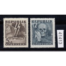 Austria 1946, n. Michel: VI+VII ** Maschera lampo