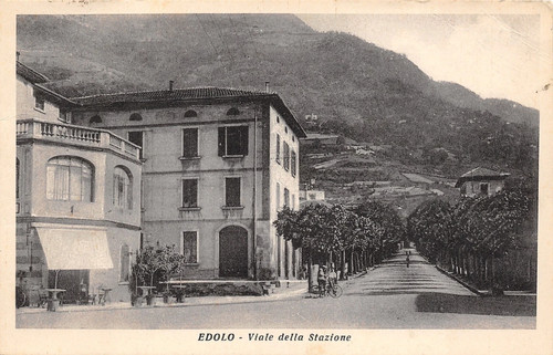 1890 cartolina edolo viale - 1890),