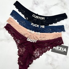 Perizoma personalizzato perizoma personalizzato con lettere strass