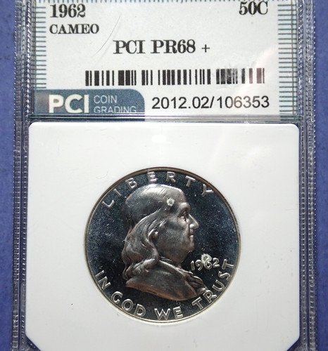 1962 franklin half - dollar, pci