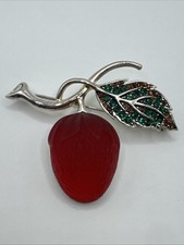 Spilla LORAN glassato FRAGOLA