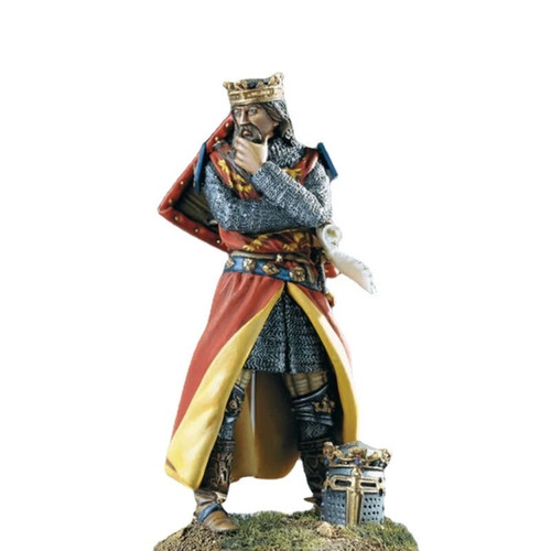 Modellino resina figura re - in,
