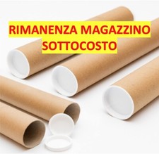 20 Tubi con tappo in di carta