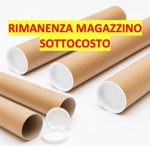 Tubi con tappo di carta - 20,