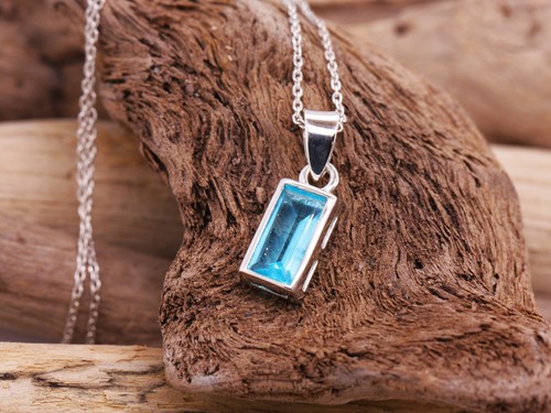 Argento sterling topazio blu - sterling,