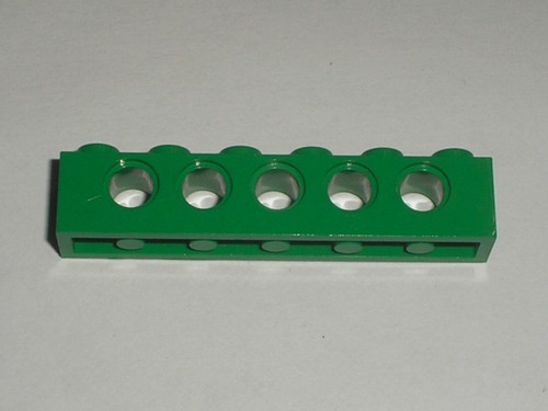 Lego technic green brick - green,