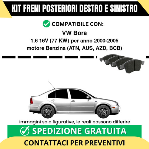 Pastiglie freno posteriori - freno,