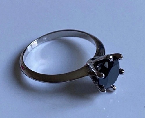 Anello solitario argento - solitario,