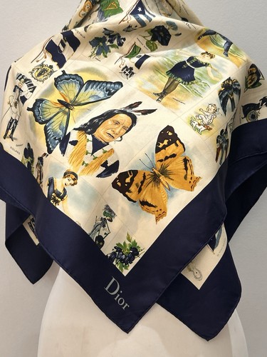 Foulard christian dior soie - foulard, en