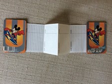 MICKEY MOUSE TOPOLINO WALT DISNEY AGENDINA TELEFONICA PIEGHEVOLE ANNI '80  