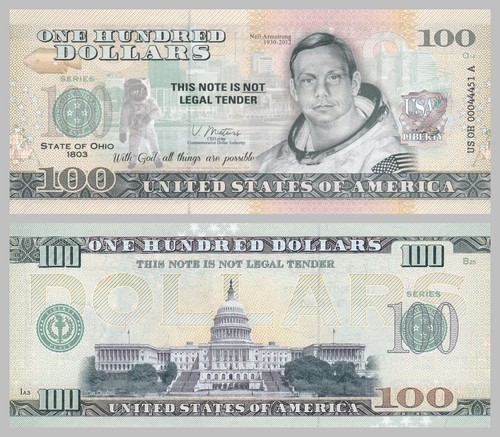 Usa 100 dollari souvenir nota - 100,