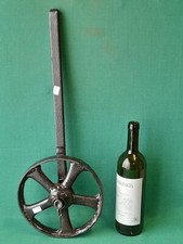 ANTICA RUOTA PER ARATRO DA TRAINO BUOI IN FERRO BATTUTO E GHISA PRIMI '900. BD63