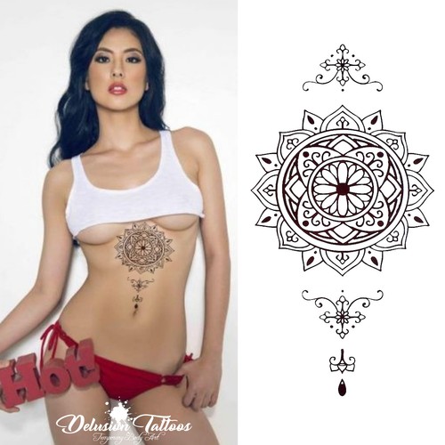 Tatuaggio temporaneo mandala - tatuaggio,