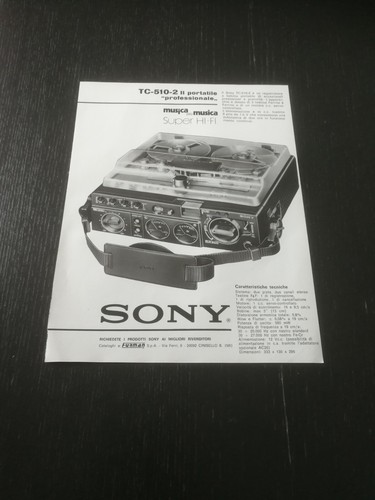 1976 sony 510 portatile - 1976, 2