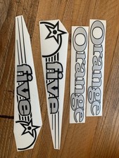 CINQUE decalcomanie arancioni