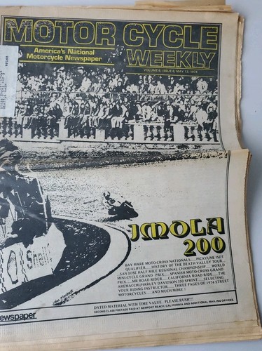 1974 moto settimanale giornale - settimanale,