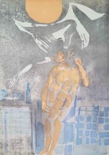 Color Lithograph by Bruno