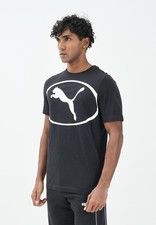 PUMA T-shirt Uomo Nero T-shirt manica corta T-shirt a manica corta Graphic Autun