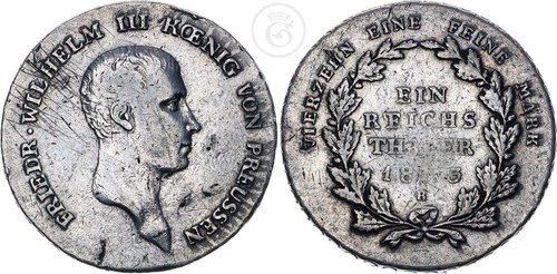 Tallero prussia 1813 b - prussia,
