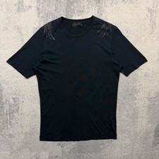 Diesel T-Shirt Nera Oro Grande