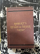 Robert Rule of Order by Henry