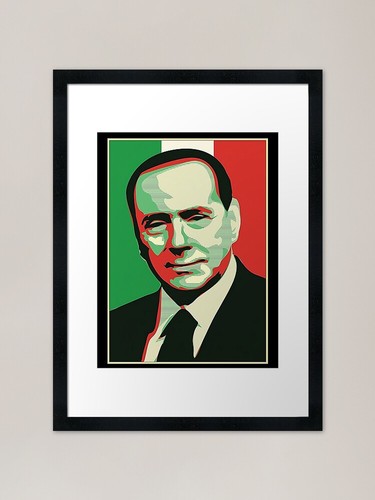 Quadro silvio berlusconi - quadro,
